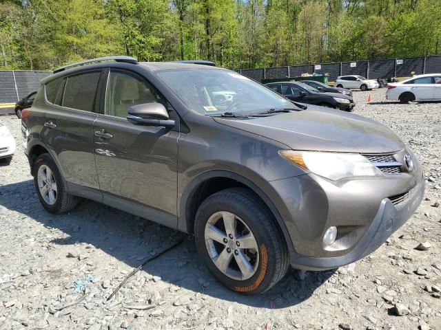 JTMWFREVXDD006808 - 2013 TOYOTA RAV4 XLE BROWN photo 4