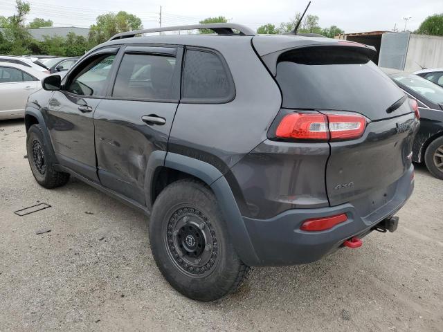 1C4PJMBS3FW699423 - 2015 JEEP CHEROKEE TRAILHAWK GRAY photo 2