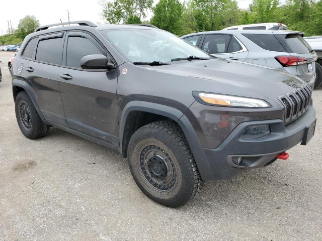 1C4PJMBS3FW699423 - 2015 JEEP CHEROKEE TRAILHAWK GRAY photo 4