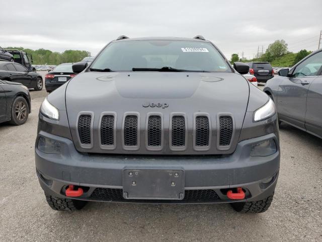 1C4PJMBS3FW699423 - 2015 JEEP CHEROKEE TRAILHAWK GRAY photo 5