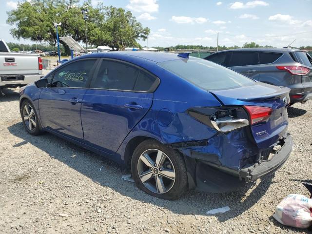 3KPFL4A72JE221337 - 2018 KIA FORTE LX BLUE photo 2