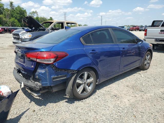 3KPFL4A72JE221337 - 2018 KIA FORTE LX BLUE photo 3