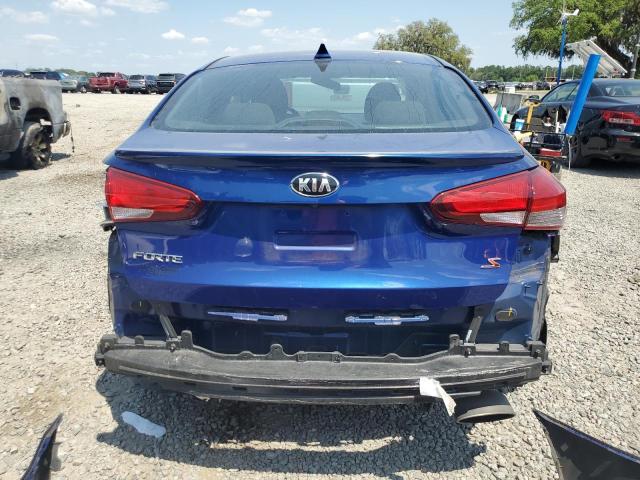 3KPFL4A72JE221337 - 2018 KIA FORTE LX BLUE photo 6