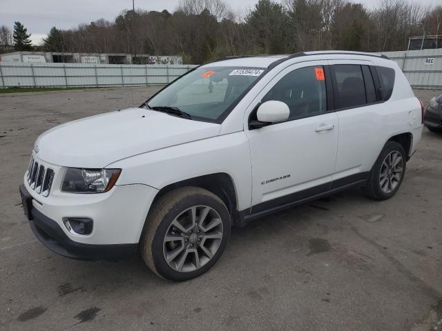 1C4NJDEB2HD190294 - 2017 JEEP COMPASS LATITUDE WHITE photo 1