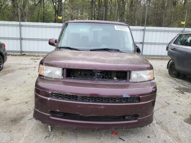 JTLKT324754003158 - 2005 TOYOTA SCION XB PURPLE photo 5
