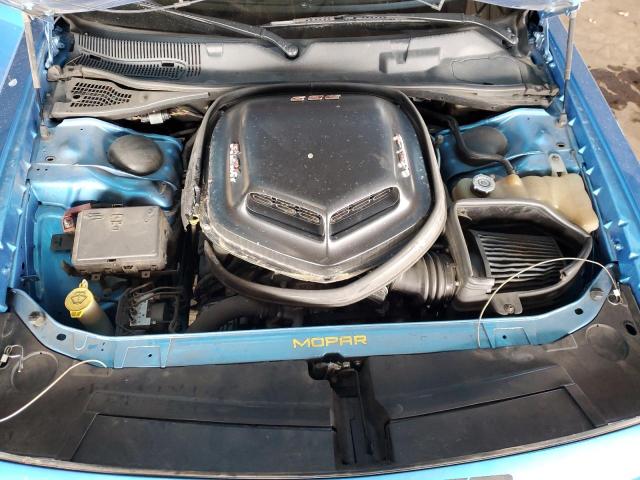 2C3CDZFJ0FH833554 - 2015 DODGE CHALLENGER R/T SCAT PACK BLUE photo 11