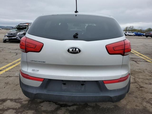 KNDPBCAC9G7861004 - 2016 KIA SPORTAGE LX SILVER photo 6