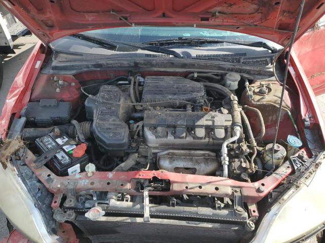 1HGES16335L027501 - 2005 HONDA CIVIC DX VP RED photo 11