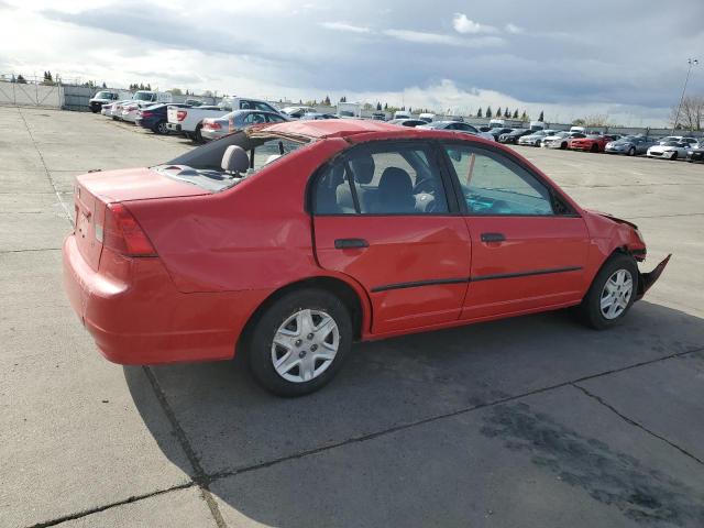 1HGES16335L027501 - 2005 HONDA CIVIC DX VP RED photo 3