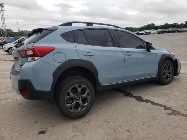 JF2GTHSC1NH227087 - 2022 SUBARU CROSSTREK SPORT BLUE photo 3