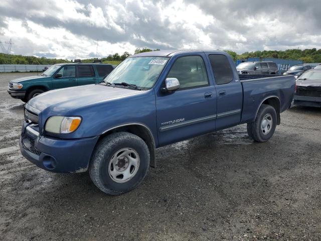 5TBRN34104S448456 - 2004 TOYOTA TUNDRA ACCESS CAB SR5 BLUE photo 1