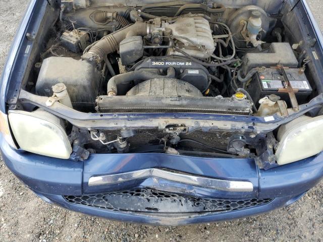 5TBRN34104S448456 - 2004 TOYOTA TUNDRA ACCESS CAB SR5 BLUE photo 11