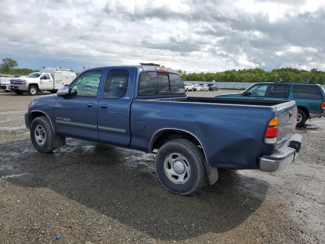 5TBRN34104S448456 - 2004 TOYOTA TUNDRA ACCESS CAB SR5 BLUE photo 2