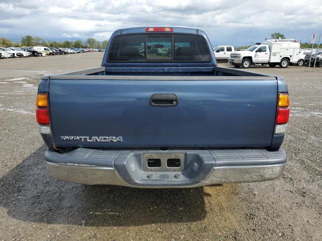 5TBRN34104S448456 - 2004 TOYOTA TUNDRA ACCESS CAB SR5 BLUE photo 6