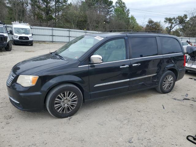 2C4RC1CG2DR770144 - 2013 CHRYSLER TOWN & COU TOURING L BLACK photo 1