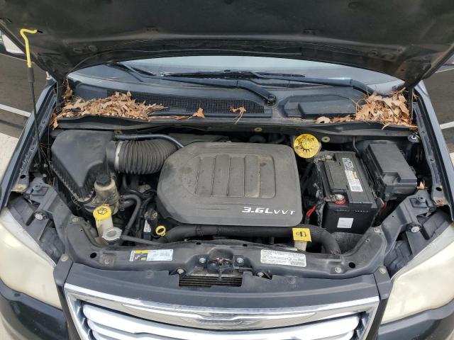 2C4RC1CG2DR770144 - 2013 CHRYSLER TOWN & COU TOURING L BLACK photo 12