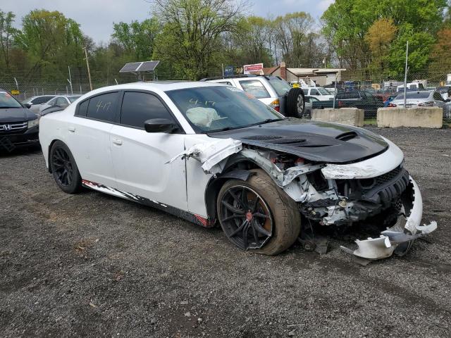 2C3CDXL90KH541783 - 2019 DODGE CHARGER SRT HELLCAT WHITE photo 4