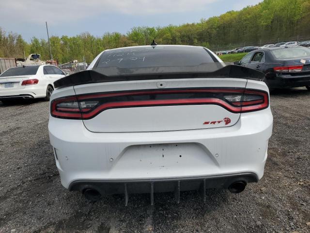 2C3CDXL90KH541783 - 2019 DODGE CHARGER SRT HELLCAT WHITE photo 6