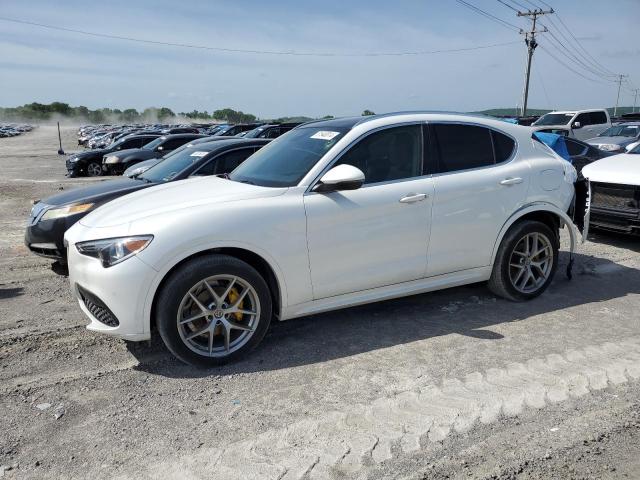 ZASPAKBN6M7D15843 - 2021 ALFA ROMEO STELVIO TI WHITE photo 1