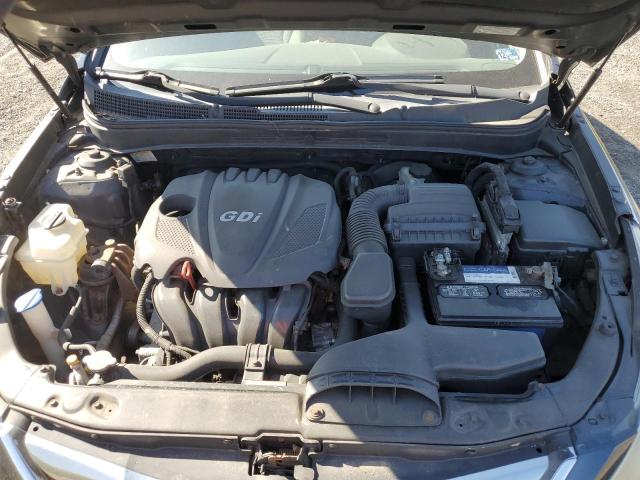 5NPEB4AC0DH540103 - 2013 HYUNDAI SONATA GLS GRAY photo 11