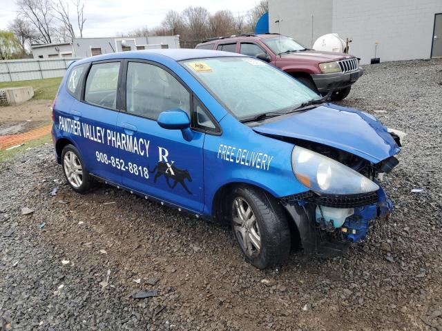 JHMGD38657S003809 - 2007 HONDA FIT S 蓝色 照片 4