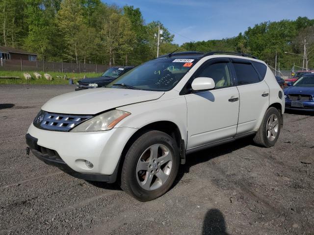 JN8AZ08W83W202271 - 2003 NISSAN MURANO SL WHITE photo 1