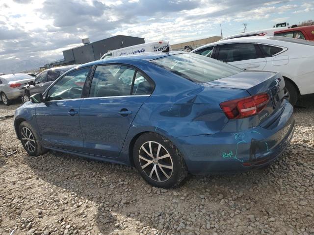 3VWB67AJ1HM202200 - 2017 VOLKSWAGEN JETTA SE BLUE photo 2