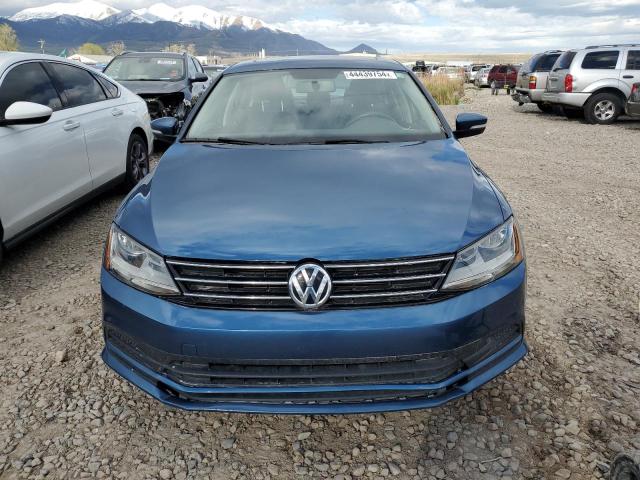 3VWB67AJ1HM202200 - 2017 VOLKSWAGEN JETTA SE BLUE photo 5