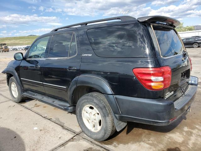 5TDBT48A11S035746 - 2001 TOYOTA SEQUOIA LIMITED BLACK photo 2