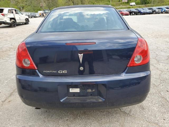 1G2ZG57B584224123 - 2008 PONTIAC G6 BASE BLUE photo 6