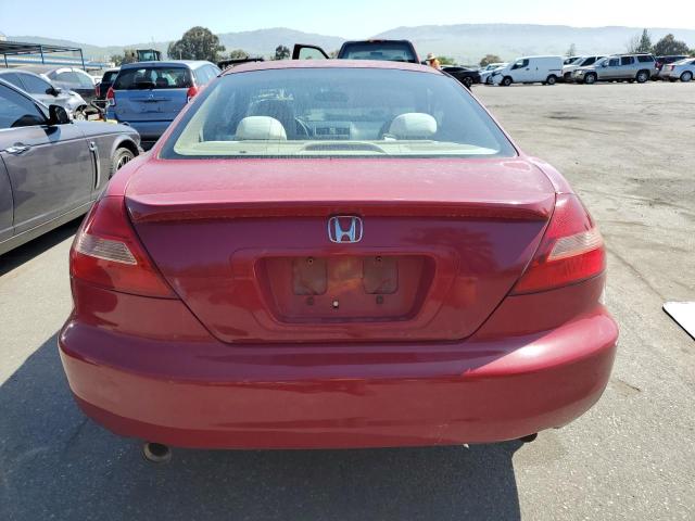 1HGCM82455A018299 - 2005 HONDA ACCORD SE RED photo 6