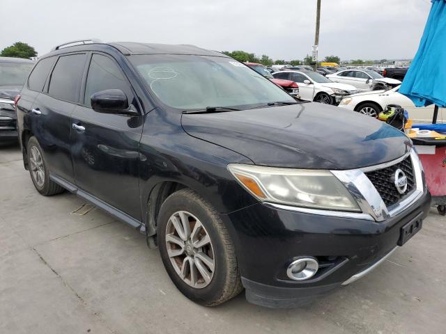 5N1AR2MN5FC615366 - 2015 NISSAN PATHFINDER S BLACK photo 4