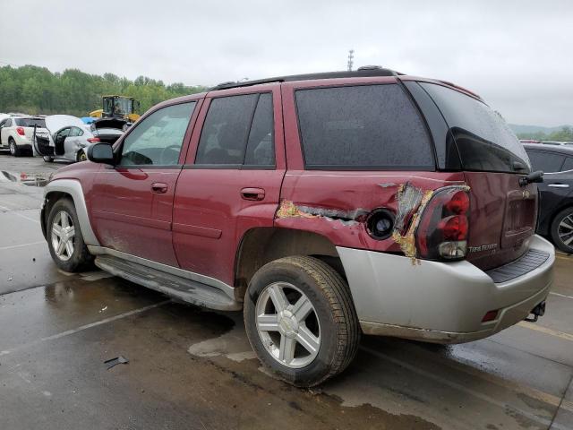 1GNDT13S182198820 - 2008 CHEVROLET TRAILBLAZE LS BURGUNDY photo 2