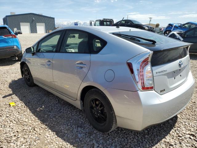 JTDKN3DU3D5690005 - 2013 TOYOTA PRIUS SILVER photo 2