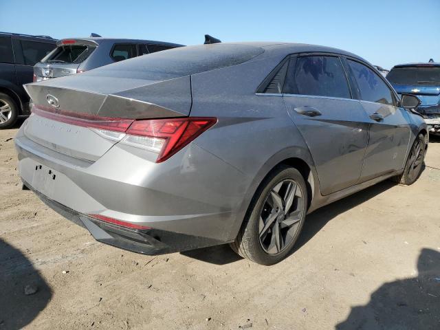 KMHLN4AG2MU131801 - 2021 HYUNDAI ELANTRA SEL GRAY photo 3