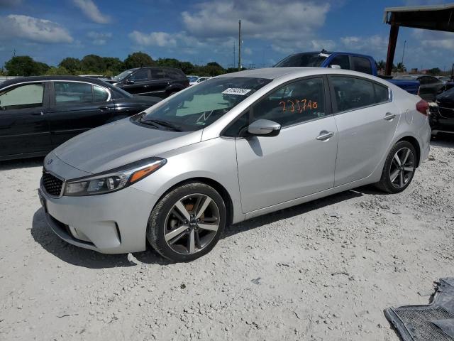 3KPFL4A89HE006881 - 2017 KIA FORTE EX SILVER photo 1