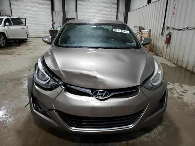 5NPDH4AEXEH523001 - 2014 HYUNDAI ELANTRA SE SILVER photo 5