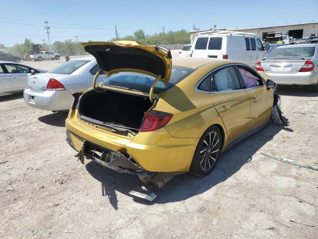 5NPEJ4J27LH015046 - 2020 HYUNDAI SONATA SEL PLUS GOLD photo 3