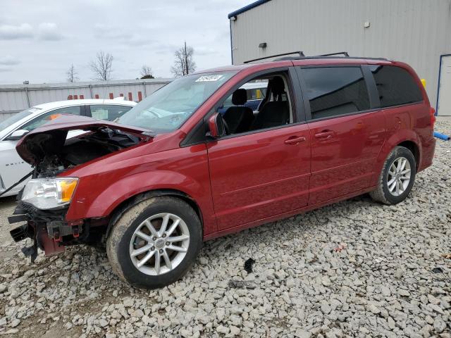 2C4RDGCGXGR179483 - 2016 DODGE GRAND CARA SXT RED photo 1