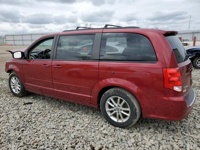 2C4RDGCGXGR179483 - 2016 DODGE GRAND CARA SXT RED photo 2