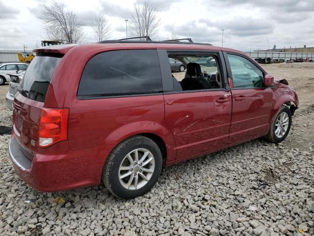 2C4RDGCGXGR179483 - 2016 DODGE GRAND CARA SXT RED photo 3