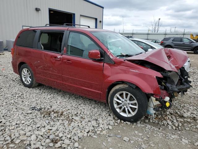 2C4RDGCGXGR179483 - 2016 DODGE GRAND CARA SXT RED photo 4