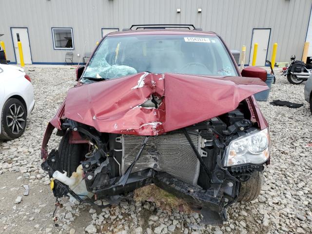 2C4RDGCGXGR179483 - 2016 DODGE GRAND CARA SXT RED photo 5