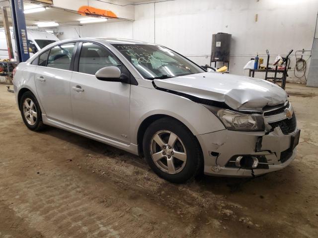 1G1PF5SC0C7207848 - 2012 CHEVROLET CRUZE LT SILVER photo 4