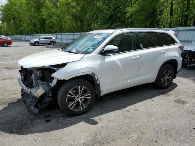 5TDJKRFH2GS248743 - 2016 TOYOTA HIGHLANDER XLE WHITE photo 1