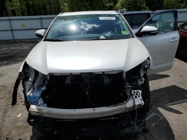 5TDJKRFH2GS248743 - 2016 TOYOTA HIGHLANDER XLE WHITE photo 5