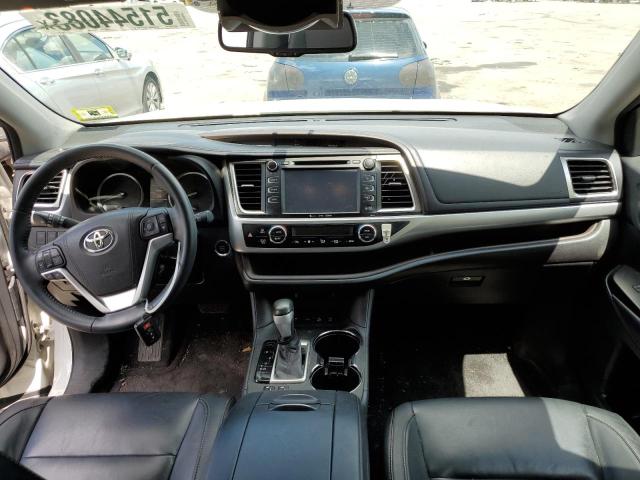 5TDJKRFH2GS248743 - 2016 TOYOTA HIGHLANDER XLE WHITE photo 8