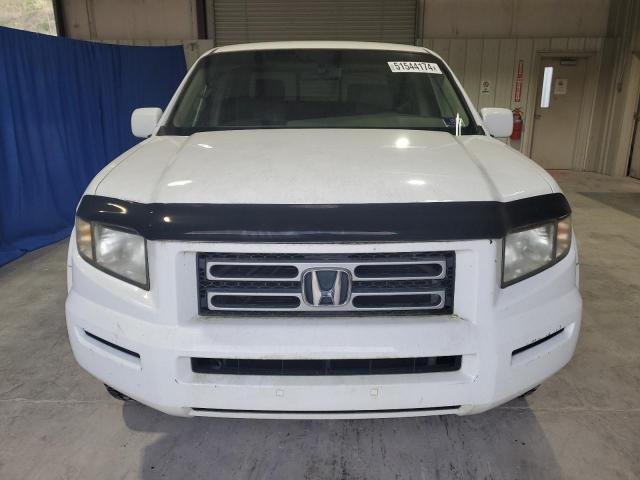 2HJYK16566H559140 - 2006 HONDA RIDGELINE RTL WHITE photo 5