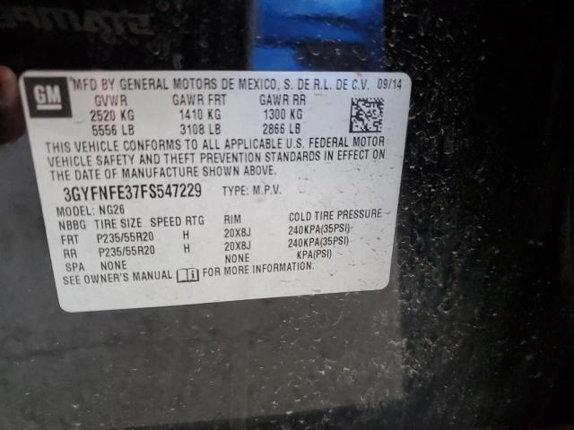 3GYFNFE37FS547229 - 2015 CADILLAC SRX PERFORMANCE COLLECTION Қара фото 12