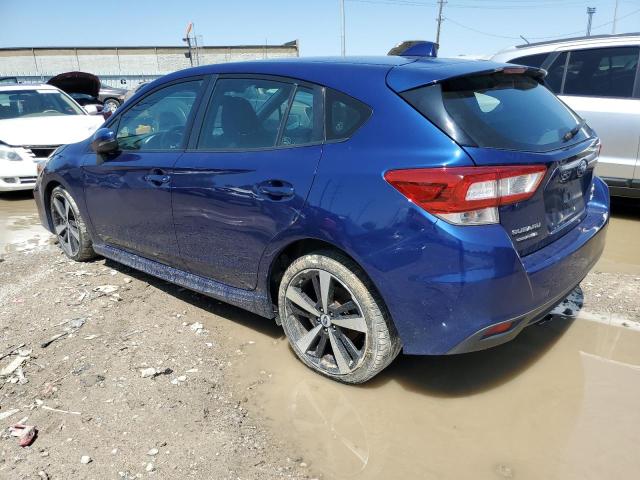 4S3GTAM60H3733444 - 2017 SUBARU IMPREZA SPORT BLUE photo 2